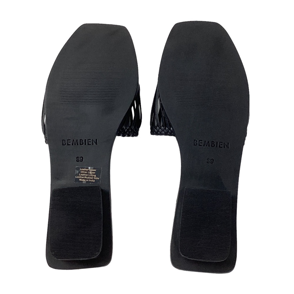 Women’s Braided Black Slide Sandals - Picture 7 of 15